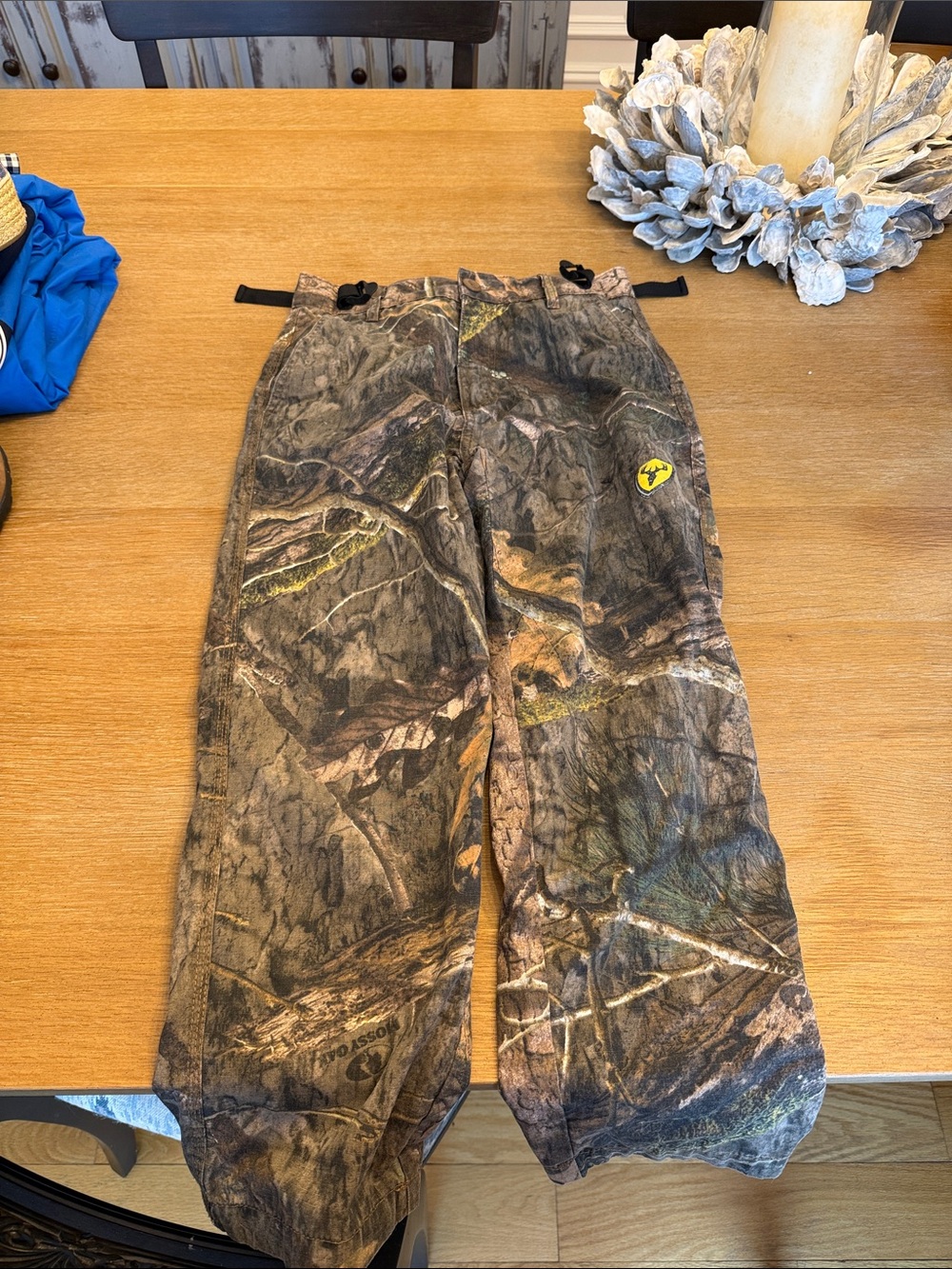 Mossy Oak Brown/Green Camo Kids Joggers
